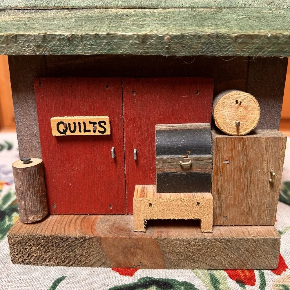 ML Studtman Handmade Birdhouse General Store John Deere Pepsi Rustic Folk Art